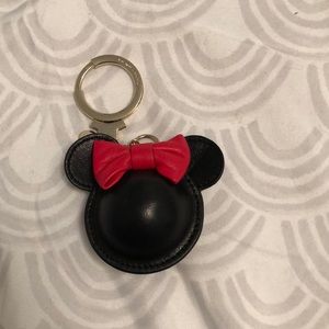 Kate Spade Minnie Mouse keychain